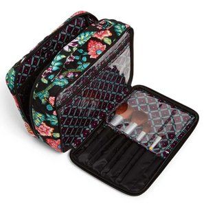 Vines Floral Large Blush & Brush Case Vera Bradley